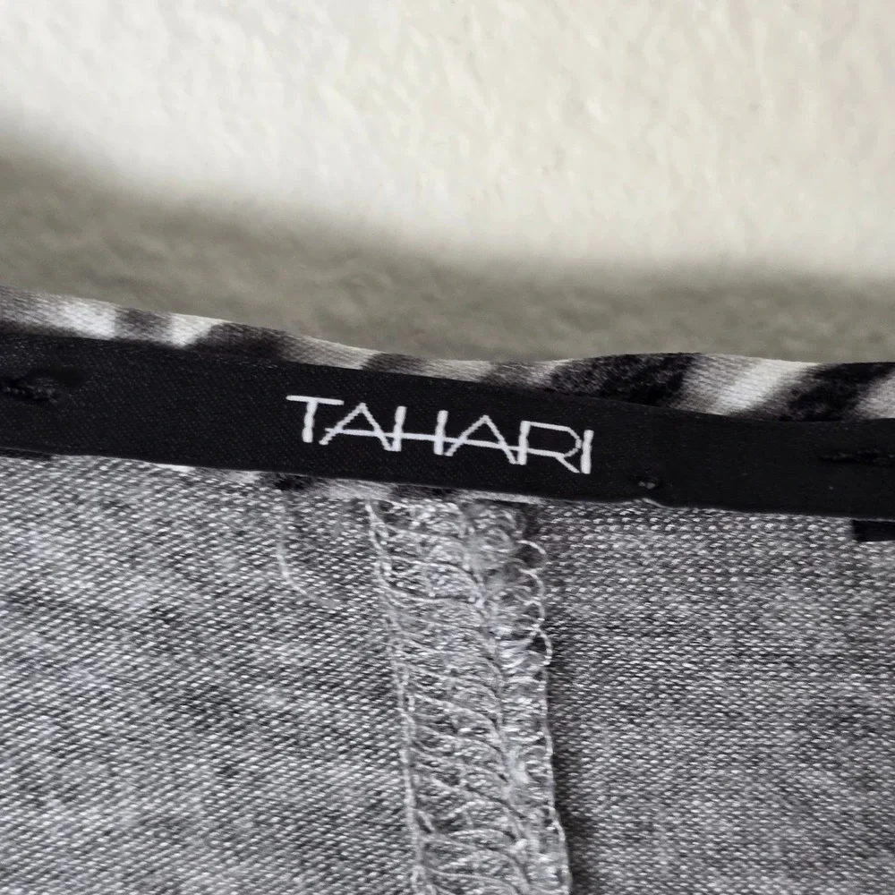 Tahari Sleeveless Top Womens Small Gray Shirt - Picture 4 of 8